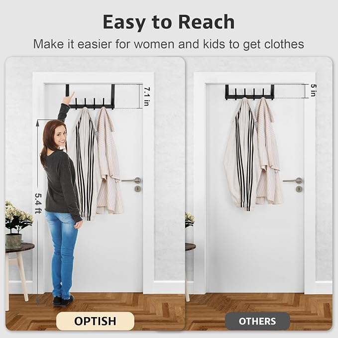 Over The Door Hooks, Door Hanger Hooks - Image 3