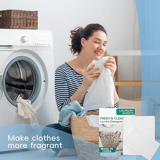 Laundry Detergent Sheets, Scented Cleaning Sheet, Odor Removal Sheets - Image 6