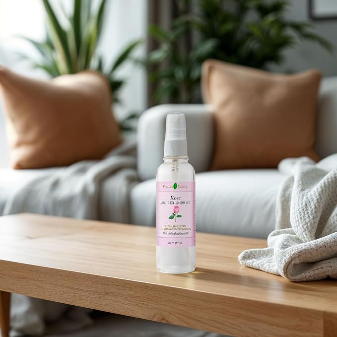 Rose Linen and Room Spray, Natural Pillow Spray Made - Image 4