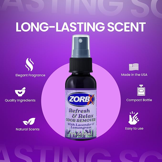 ZORBX Refresh & Relax 2 Oz Odor Remover Spray - Image 3