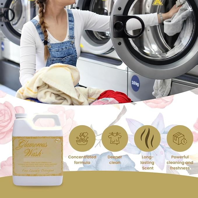 Tyler Candle Company ICON Wash Fine Laundry Detergent 64 Fl oz w/Dryer Sachet - Image 4