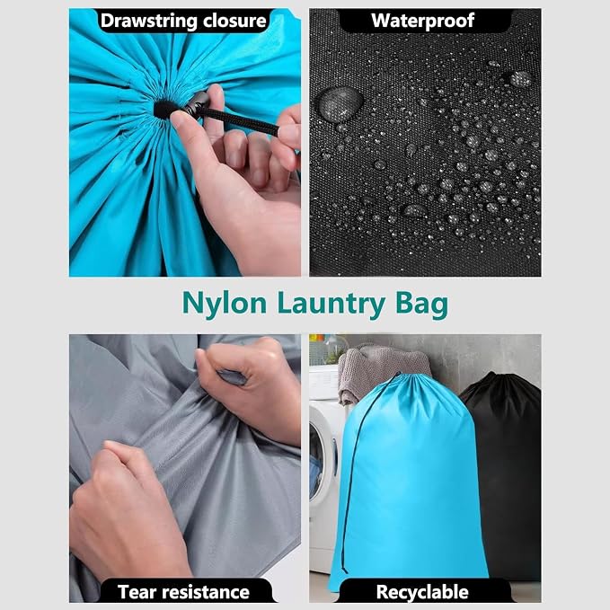 Set of 2 Nylon Laundry Bag - Image 8