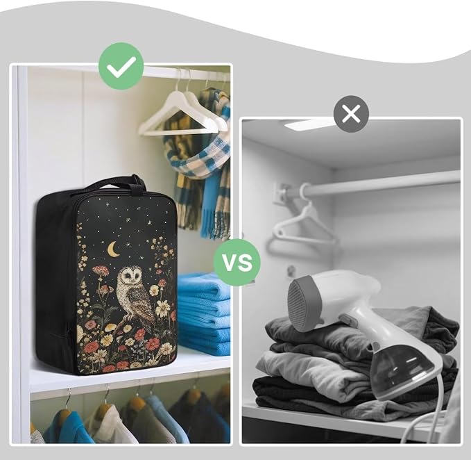 Owl Portable Travel Iron Storage Bag Lightweight Carrying Case - Image 4
