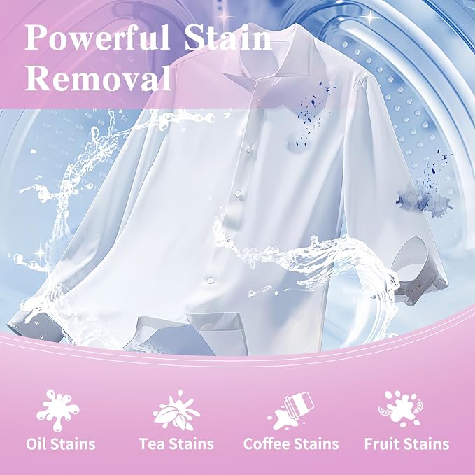 YUCO Travel Laundry Detergent Sheets 80 Loads Liquidless Detergent Sheets - Image 5