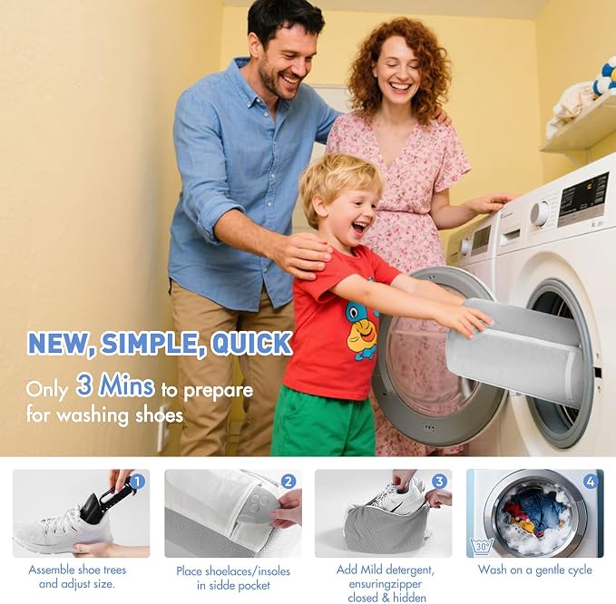 Shoe Washing Machine Bag for Washer and Dryer - Image 2