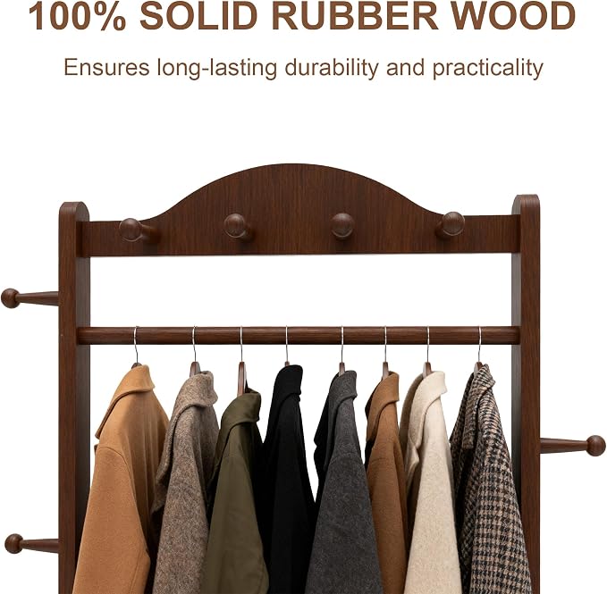 Coat Rack Freestanding Clothing Rack - Image 3
