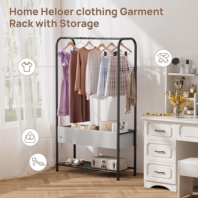 Freestanding Metal Garment Rack - Image 7