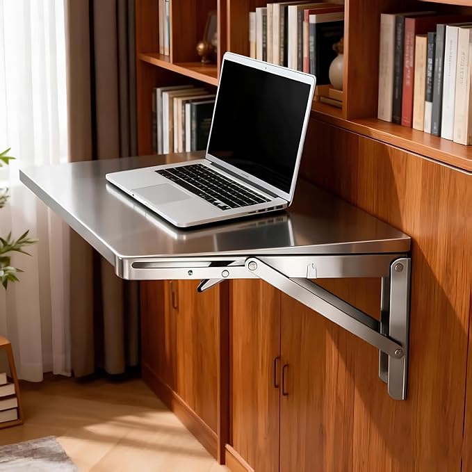 Wall Mounted Folding Table Stainless Steel, Folding Table - Image 5
