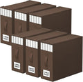 6 Pack Bed Sheet Closet Organizers and Storage, Sturdy Foldable Storage by StorageTastic