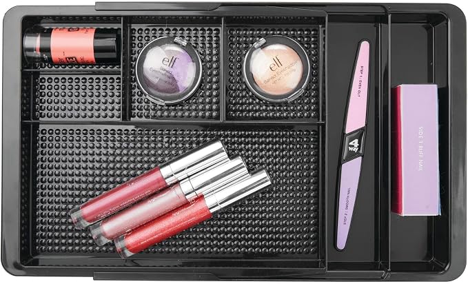 mDesign Expandable Plastic Drawer Organizer and Storage Container - Image 6