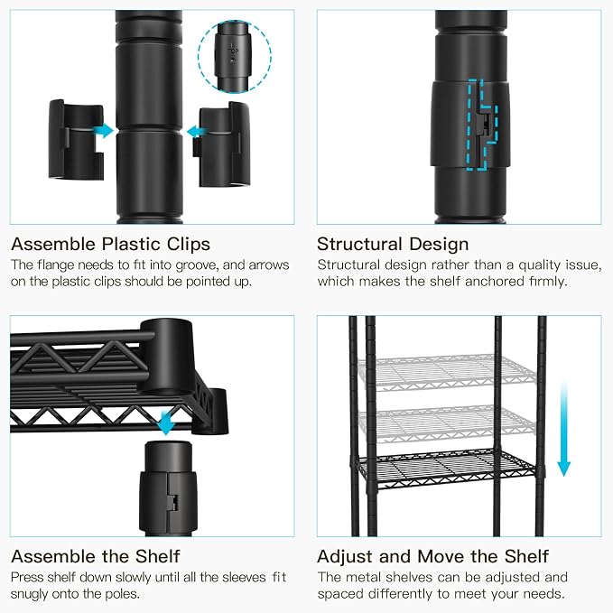 FUTASSI P3 Plus Rolling Clothes Rack, Clothing Racks - Image 7