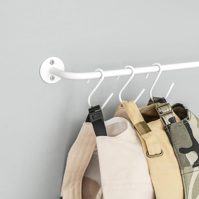 Mkono Hat Rack for Wall Baseball Cap Organizer Hanger - Image 4