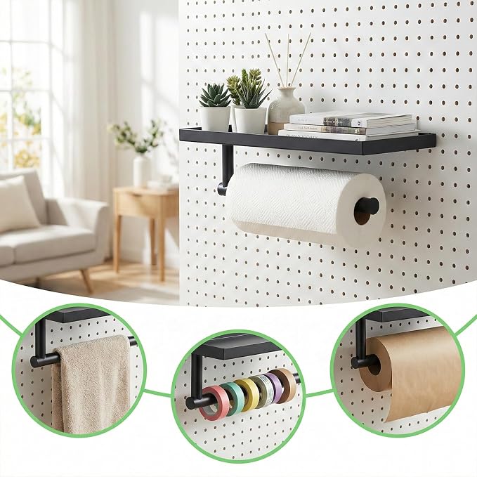 Pegboard Paper Towel Holder - Image 5