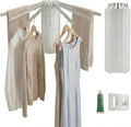 Wall-Mounted Drying Rack Clothing Foldable, Space-Saving Laundry Drying Rack by Unknown