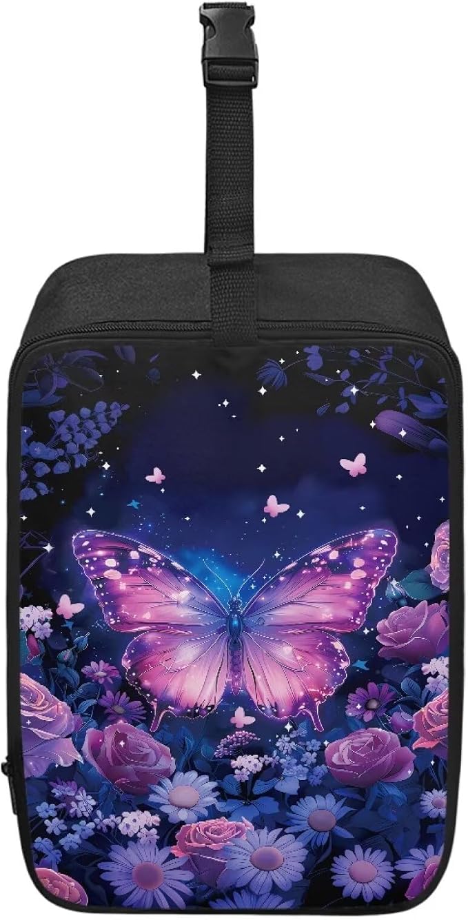 Rose Daisy Butterfly Portable Steamer Storage Bag by YUVAMAGIMO