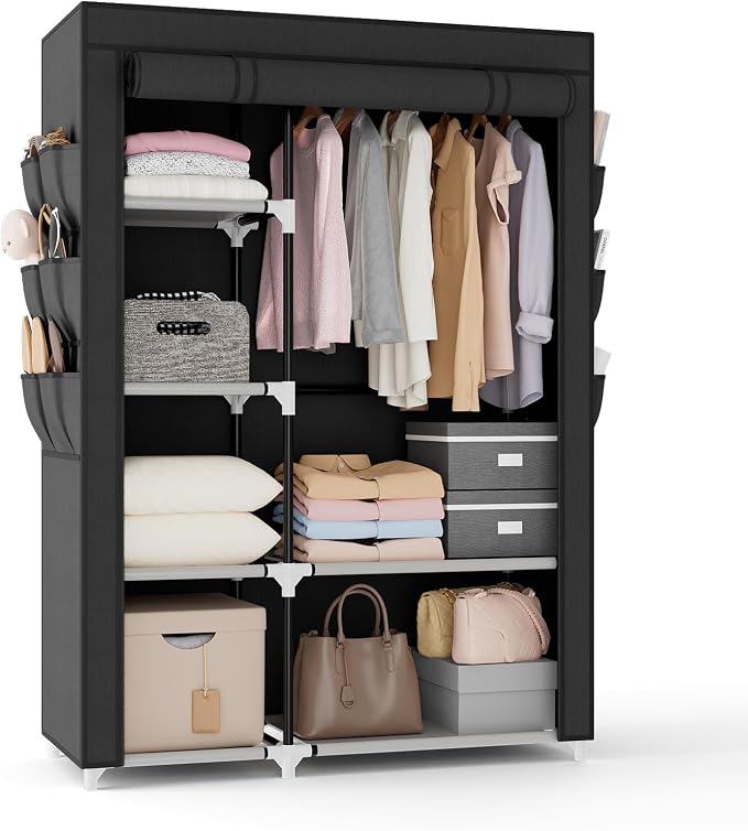 VTRIN Wardrobe Closet, 41.7 Inch Wide Portable Closets by VTRIN