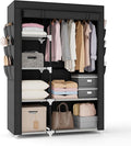 VTRIN Wardrobe Closet, 41.7 Inch Wide Portable Closets by VTRIN
