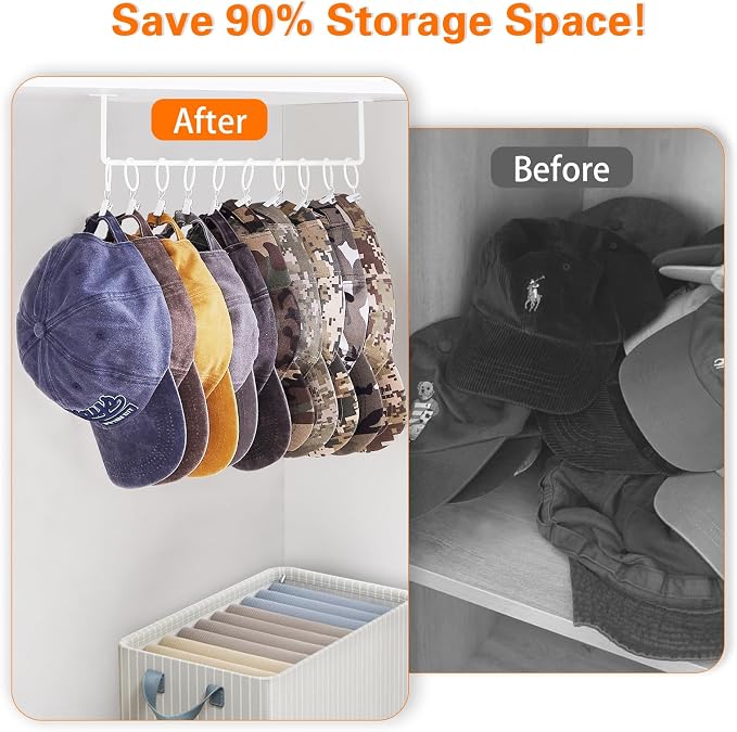 Hat Rack Wall Cap Organizer - Image 4