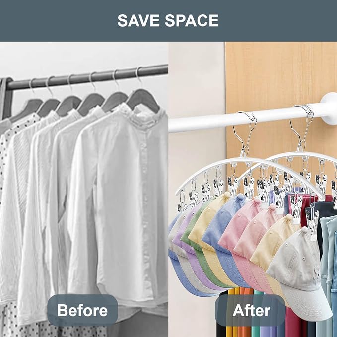 3Pack Legging Organizer for Closet, Upgrade Skirt Pants Hangers - Image 5