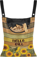 Hello Fall Sunflower Hanging Clothes Pin Bag by Psesaysky