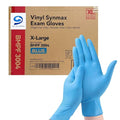 Basic Synmax Vinyl Exam Gloves Disposable Exam Gloves, 4 Mil, Latex & Powder by JointownInternational