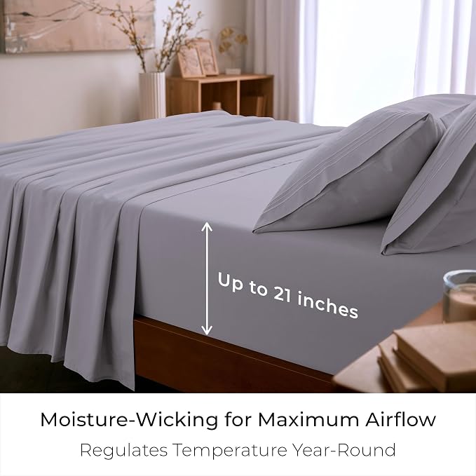 Mellanni California King Sheet Set - Image 4
