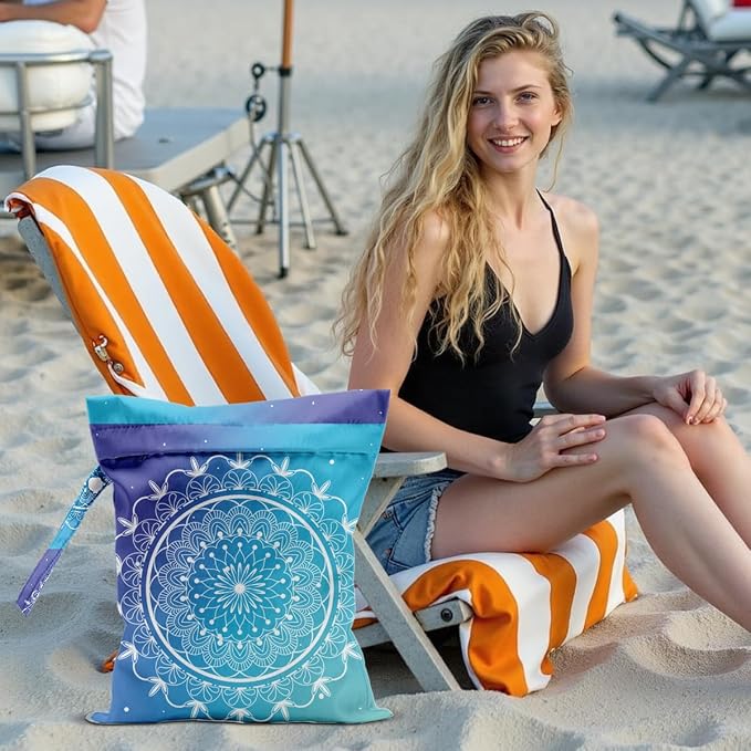 Mandala Large Wet Bag Travel Laundry Bags - Image 4