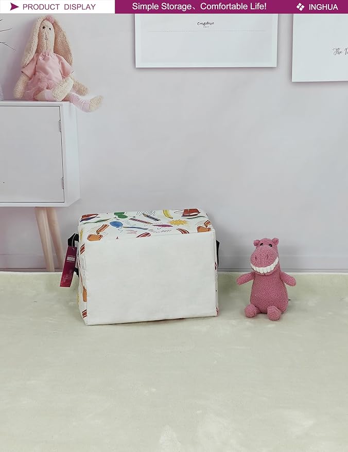 Rectangular Storage Basket Fabric Organizer Bin - Image 6