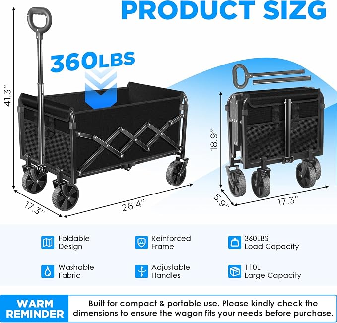 Wagons Carts Foldable - Image 2