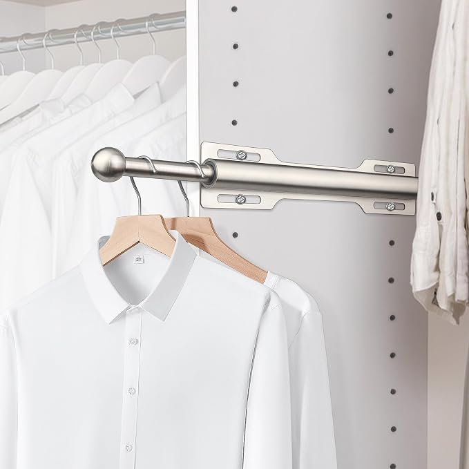 FIRJOY 12" Valet Rod for Closet Pull Out - Image 2