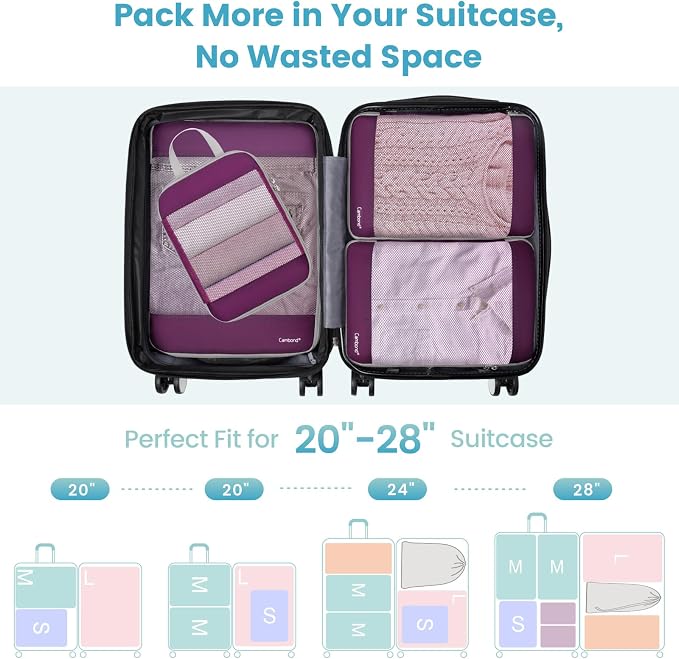 Cambond See Through Mesh Compression Packing Cubes - Image 6