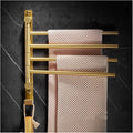 Brass Swing Out Towel Bar, Towel Rack by Unknown