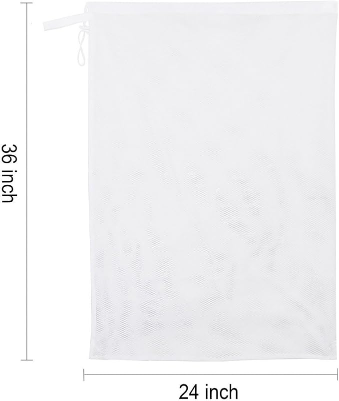 Mesh Laundry Bag With Drawstring - Image 5