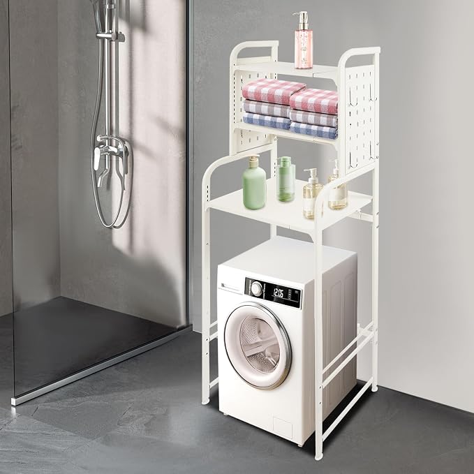 Over Washer and Dryer Shelves, Heavy Duty Laundry Room Storage Organization - Image 2