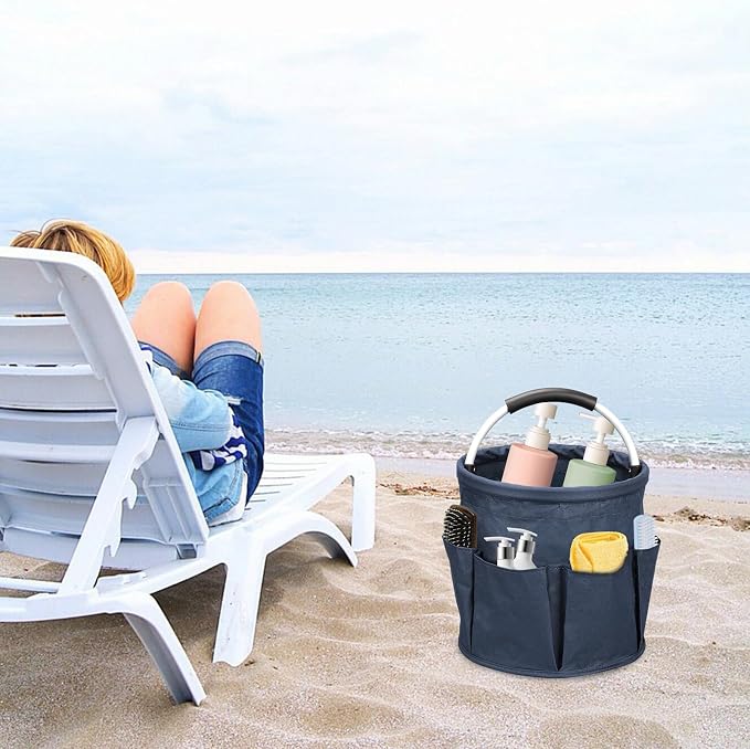 17L Cleaning Caddy with Handle, 4.5 Gallon Cleaning Supply Caddy Foldable - Image 7