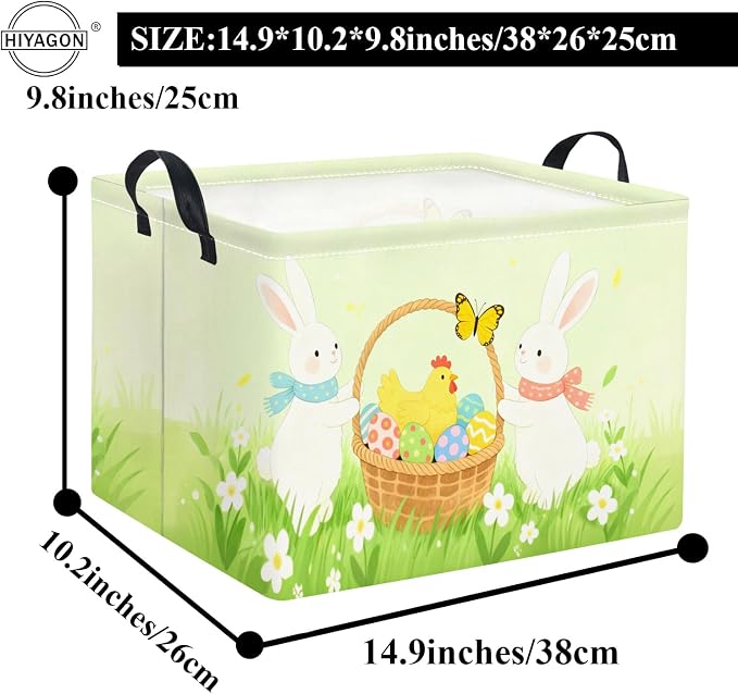 HIYAGON Rectangular Easter Basket - Image 7