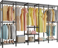 H5 Extra Large Wire Garment Rack, Heavy Duty Clothes Rack, Freestanding by Higeego