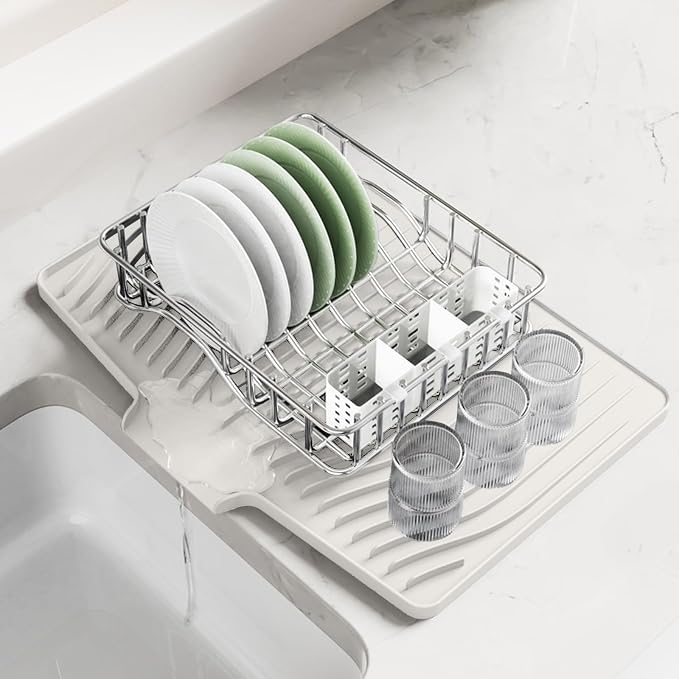 Large Premium Silicone Dish Drying Mat - Image 2