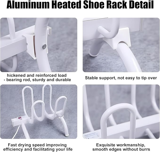 Portable Electric Shoe Dryer, Heated Shoe Dryer - Image 6
