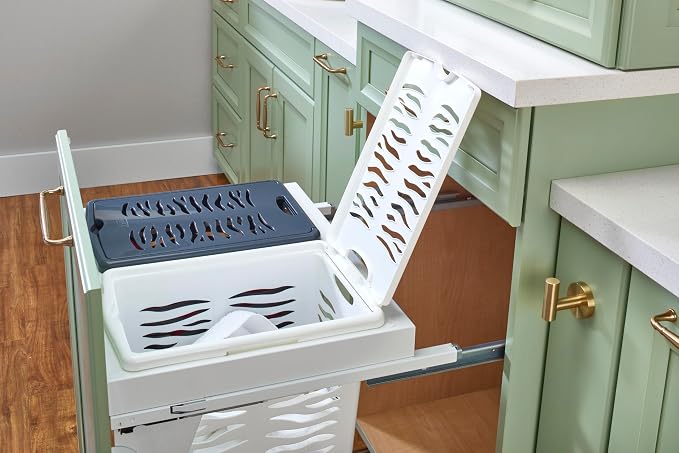 REV-A-SHELF Steel Top Mount Pullout Hamper - Image 3