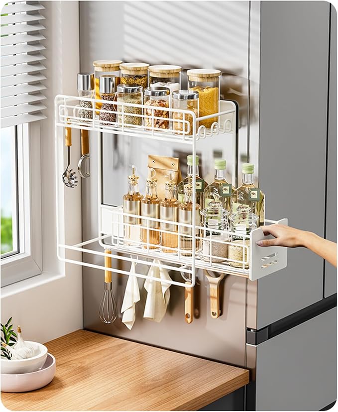 Magnetic Shelves for Fridge by TRYSEA