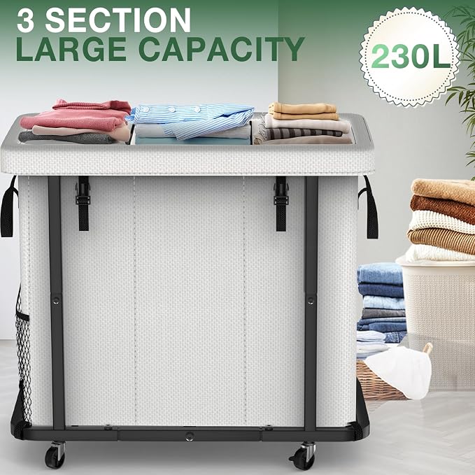 60 Gal High Grade Large Laundry Basket - Image 2