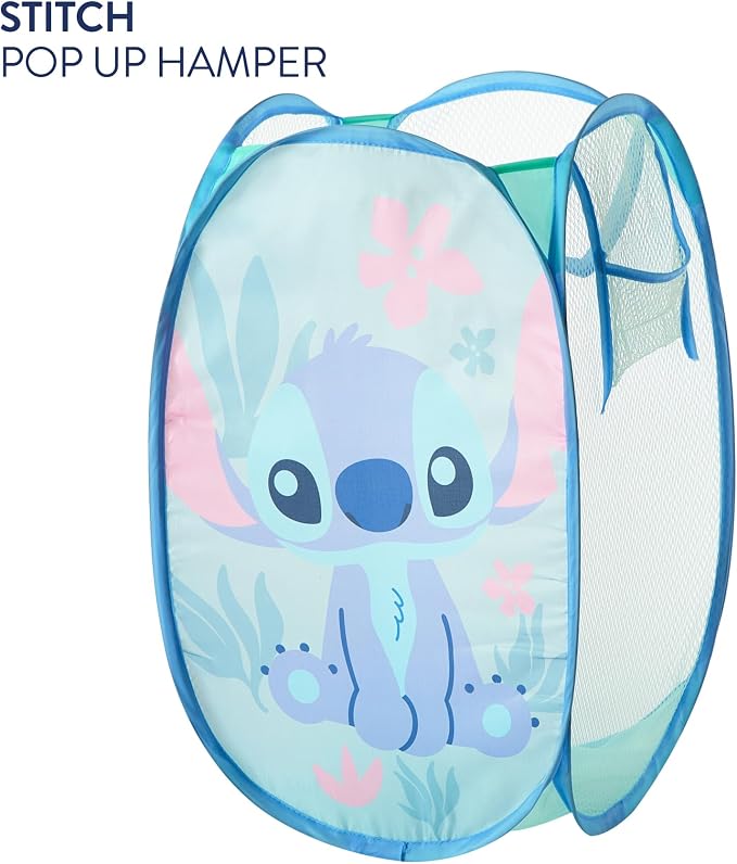 Disney Stitch Pop Up Hamper – Collapsible Laundry Basket - Image 2
