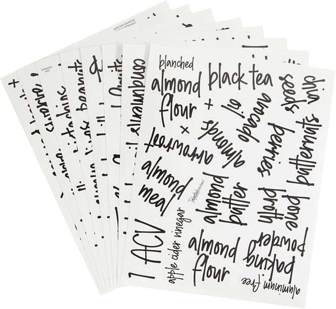 Talented Kitchen Pantry Organizer & Food Organization Stickers - Image 6