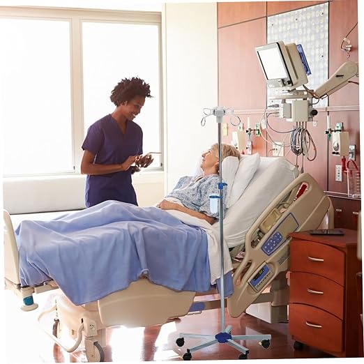 Baluue Stainless Steel Infusion Pole Hook Portable Accessory Hospital Clinic - Image 7