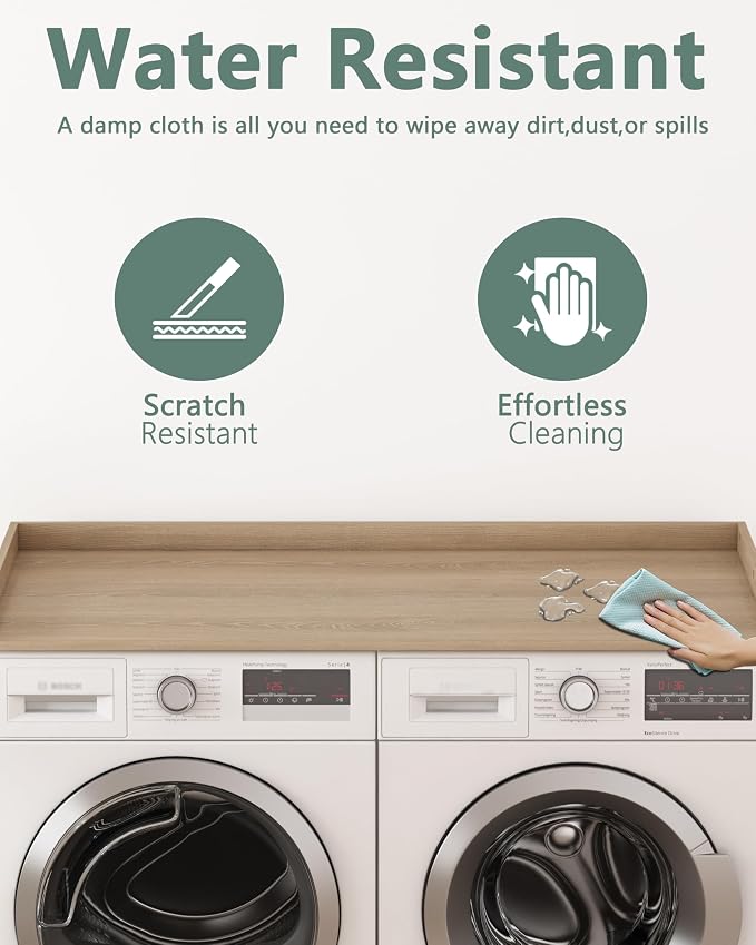 Piskyet Washer Dryer Countertop, Laundry Countertop - Image 4
