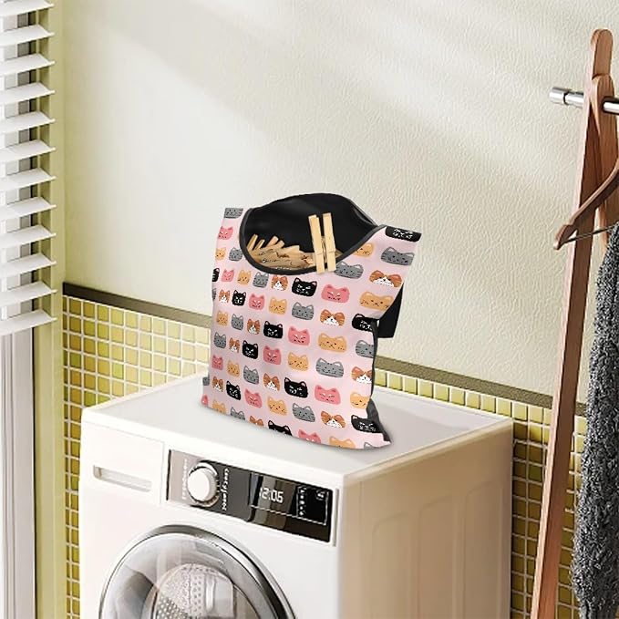 Cute Cats Hanging Clothes Pin Bag - Image 2