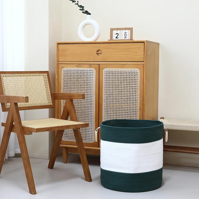 Sea Team Large Size Cotton Rope Storage Basket - Image 5