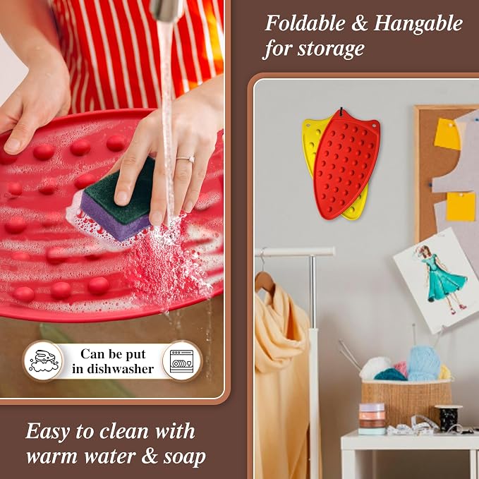 Savina Silicone Rest Pad for Ironing Board. Heat Resistant Pad, Thicker - Image 6