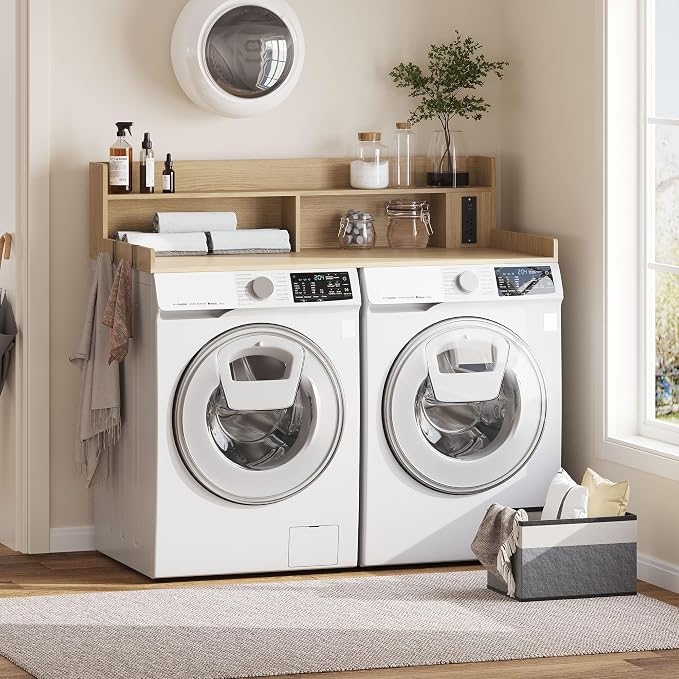 Upgraded 2-Tier Washer and Dryer Countertop - Image 3